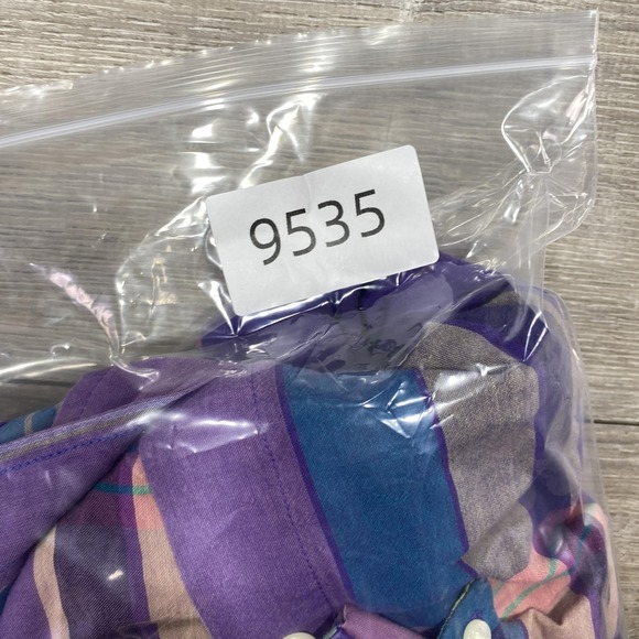 Abercrombie & Fitch Shirt Mens XL Purple Plaid Long Sleeve Button Down Casual - Picture 7 of 7